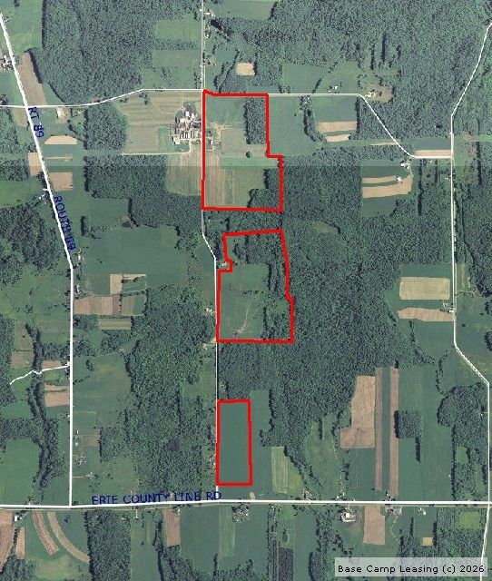 Map or photo for Erie County, Pennsylvania hunting lease property.