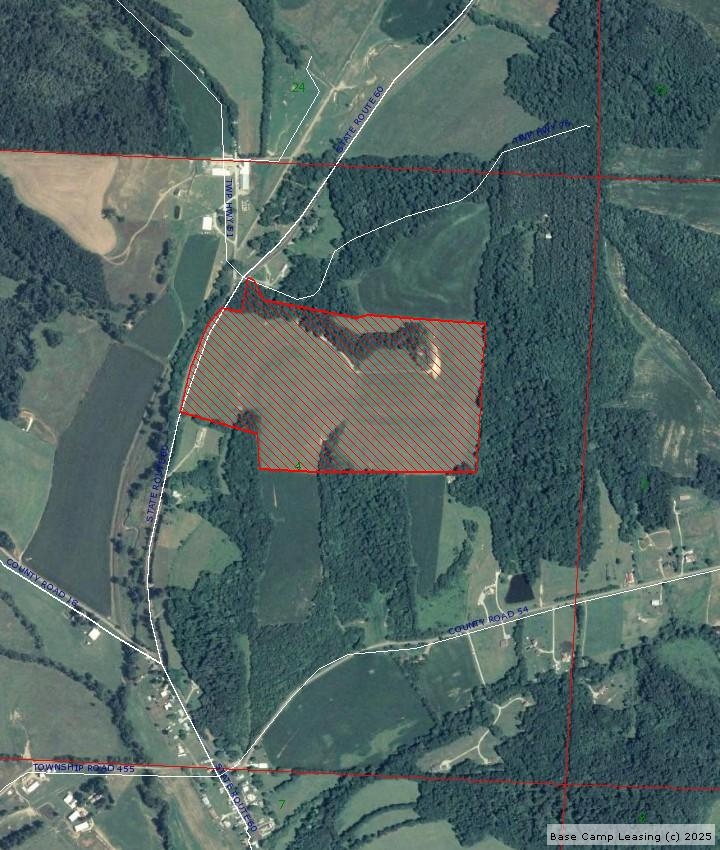 Coshocton County Ohio Hunting Lease Property 3894 Base Camp Leasing