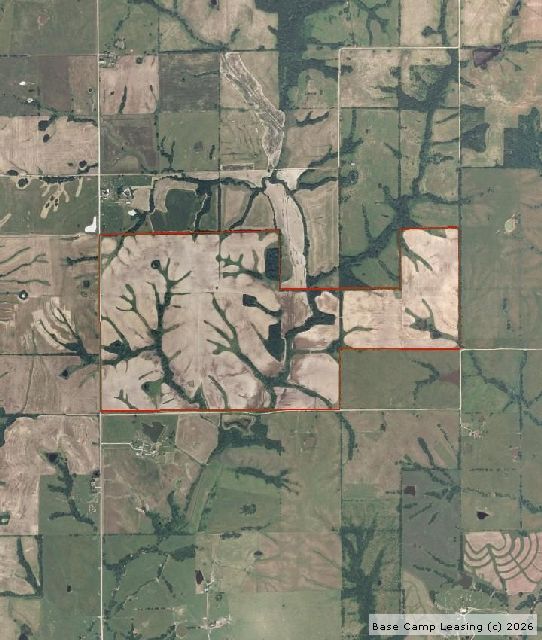 Map or photo for Linn County, Missouri hunting lease property.