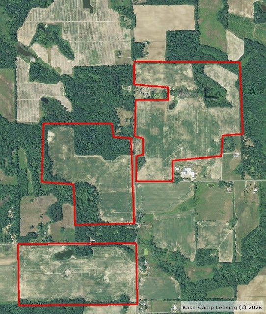 Van Buren County Michigan Hunting Lease Property 5771 Base Camp Leasing