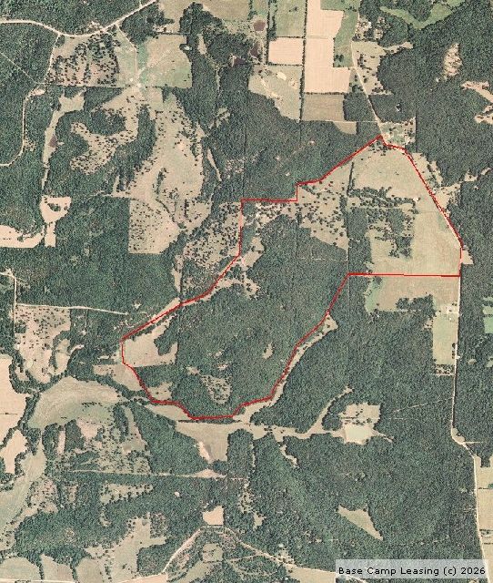Map or photo for St Clair County, Missouri hunting lease property.