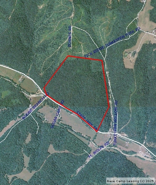 Greenup County Kentucky Hunting Lease Property 6016 Base Camp Leasing