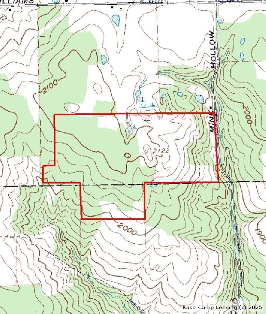 Allegany County New York Hunting Lease Property 4346 Base Camp Leasing