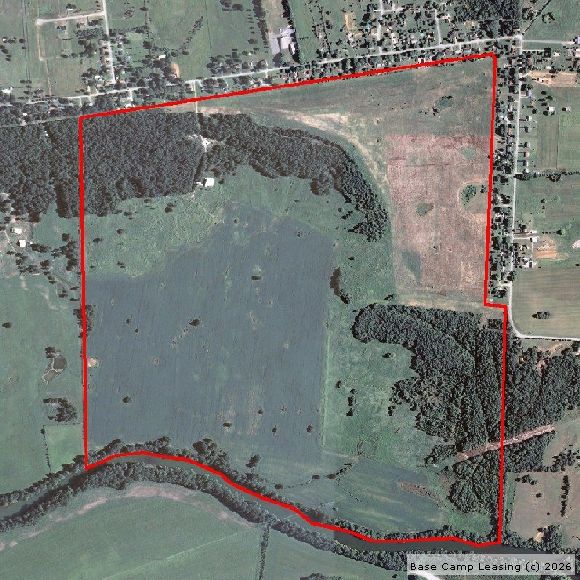 Map or photo for Warren County, Kentucky hunting lease property.