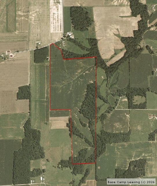 Map or photo for Decatur County, Indiana hunting lease property.