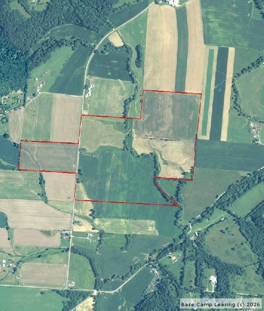 Map or photo for Jackson County, Ohio hunting lease property.