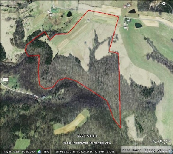 Switzerland County Indiana Hunting Lease Property 4789 Base Camp Leasing