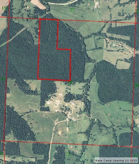 Map or photo for Morgan County, Missouri hunting lease property.