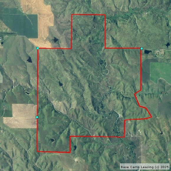 Lyman County South Dakota Hunting Lease Property 4864 Base Camp