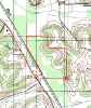 Map or photo for Carroll County, Ohio hunting lease property.
