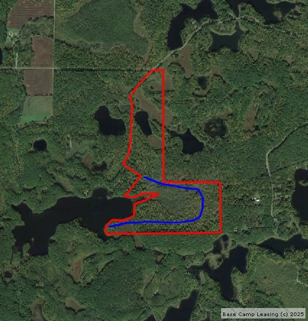 Washburn County Wisconsin Hunting Lease Property 11488 Base Camp