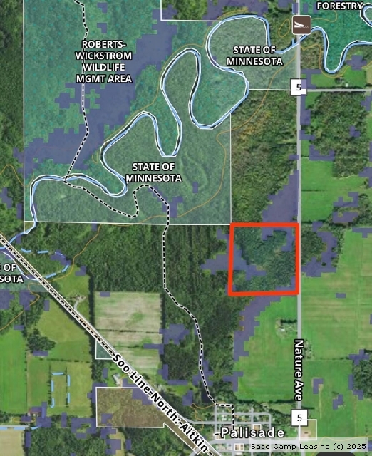 Aitkin County Minnesota Hunting Lease Property 11547 Base Camp Leasing