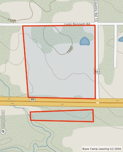 Sumter County Alabama Hunting Lease Property 11895 Base Camp Leasing