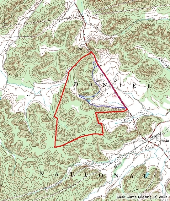 Bath County Kentucky Hunting Lease Property 5655 Base Camp Leasing