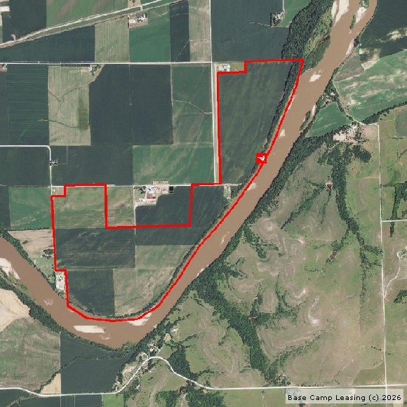 Pottawatomie County Kansas Hunting Lease Property 6302 Base Camp
