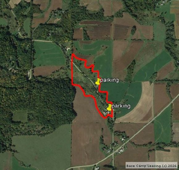 Columbia County Wisconsin Hunting Lease Property 9548 Base Camp